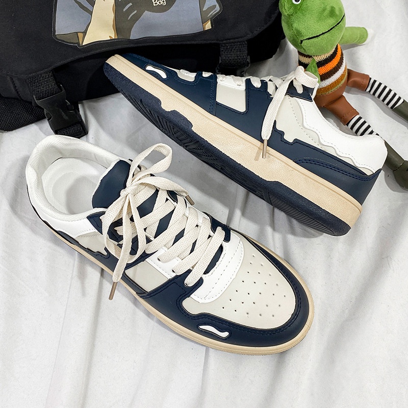 Toread Sepatu Sneakers Pria Fashion Casual Bahan PU Kekinian Model Terbaru Sepatu Import KSR111