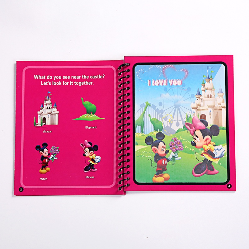 Buku Gambar Magic Book Water Tanpa Cat Buku Warna Ajaib Anak-Anak Gambar Kartun Buku Edukasi Magic Coloring