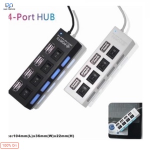 Usb Hub Saklar 4 Port On/Off High speed