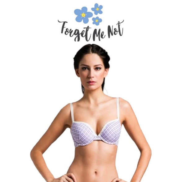 Bra FMN White Box Purple / Pakaian Dalam Bra