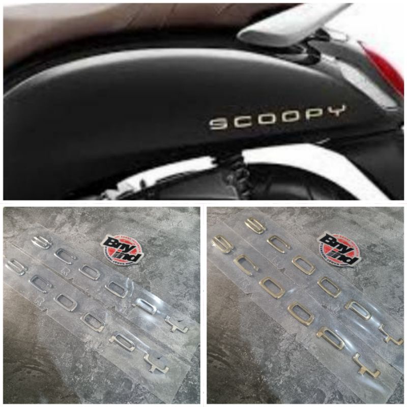 EMBLEM SCOOPY 2020 2021 2022 SCOOPY NEW