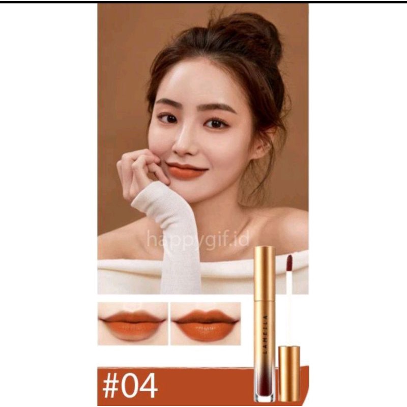 LAMEILA 1021 Lip Glaze lipstik pelembab bibir tahan lama berkualitas