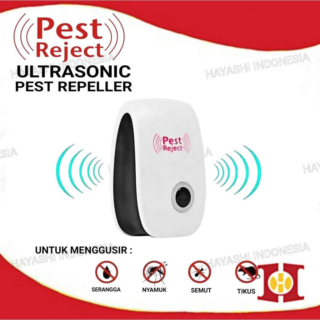 Alat Pengusir Nyamuk Tikus Lalat Kecoak Serangga PEST REJECT Ultrasonic