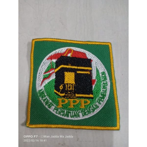 badge partai PPP Logo Partai PPP Bet PPP Bordir PPP