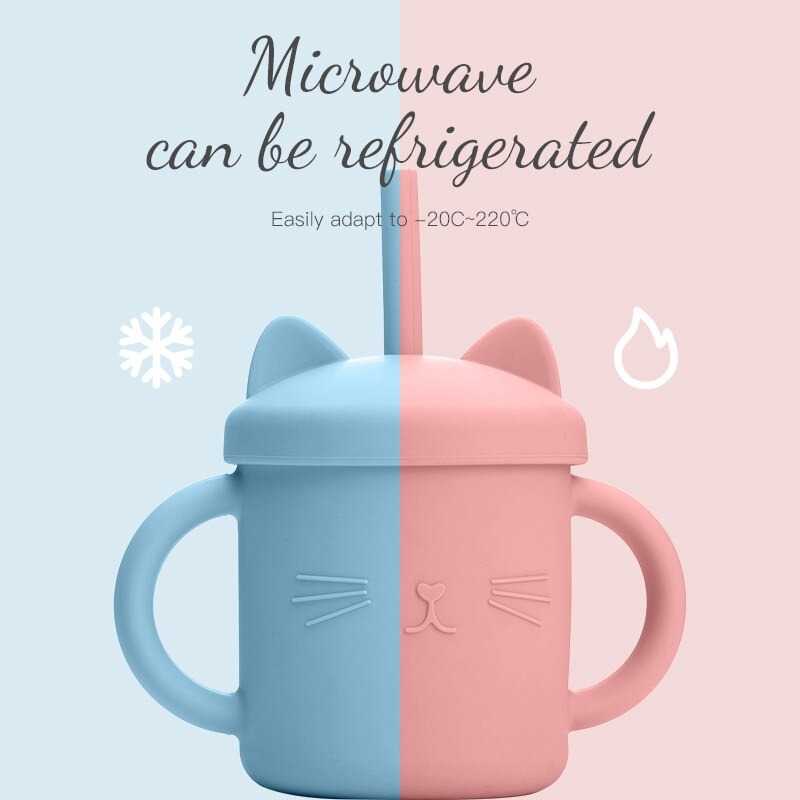 VISEMI Gelas Cangkir Minum Balita Baby Drinkware Silikon 200ml VM1523 ( Mughnii )