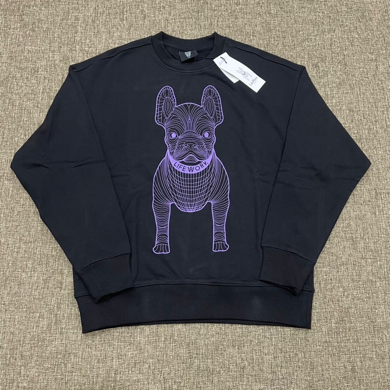 Life Work Big Purple Radog Sweater Black Original / LifeWork