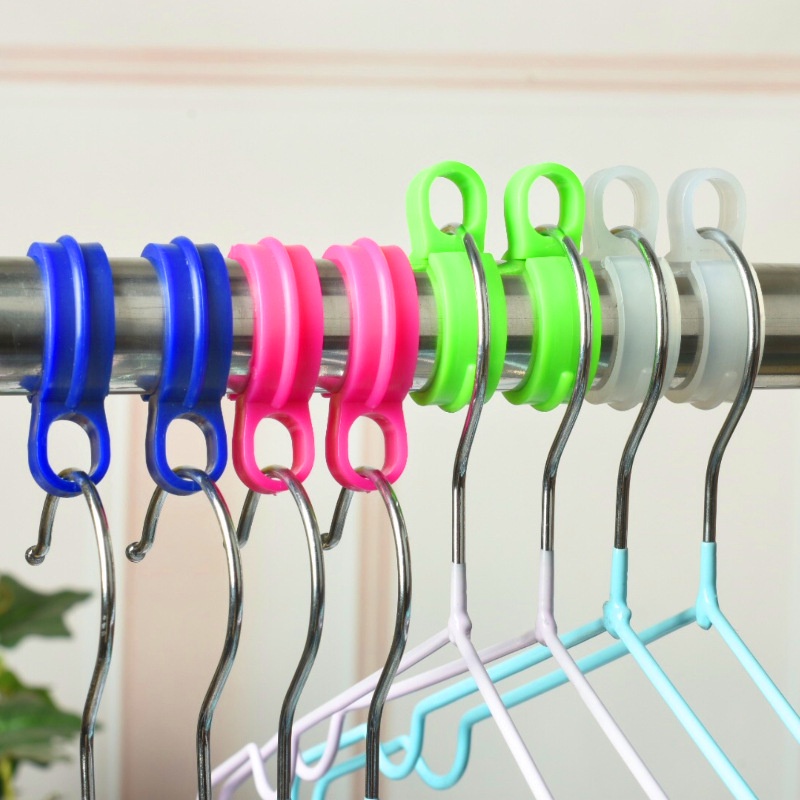 10pcs Barang Tahan Lama Rak Gantung Non-Slip Rak Baju Gesper Tahan Angin Gantungan Kait Rumah Organize Aksesoris Kuat Bantalan Memperbaiki Pasak