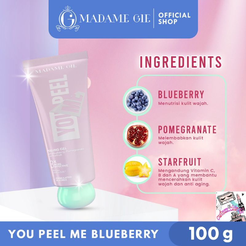 ☃️Cutezz_Ching1☃️Madame Gie Madame You Peel Me - Peeling Gel 100g