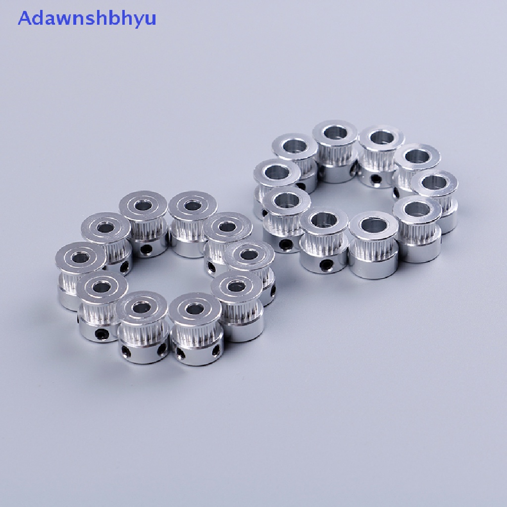 Adhyu 10Pcs gt2 timing pulley 20gigi Lubang 5mm 8mm Untuk gt2 synchronous belt 2gt belt ID