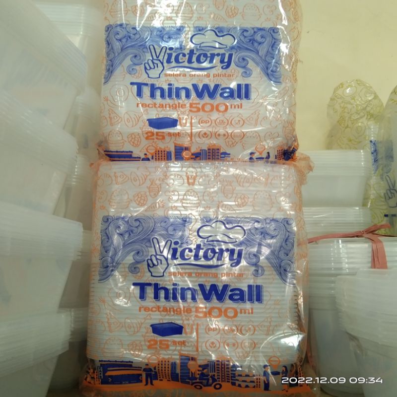 THINWALL RECTANGLE 500ML