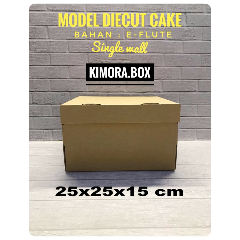 

KARDUS/KARTON/BOX UK.25x25x15 cm.......model kardus diecut cake box