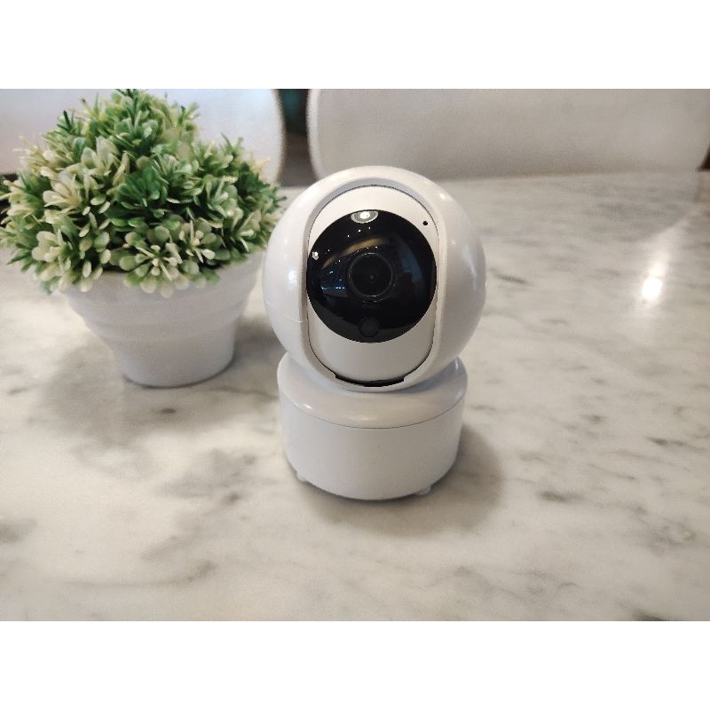 Smart CCTV Robot 3MP Icsee Xmeye Wifi Pantau di HP Jarak Jauh Putar 360 derajat + Mic n Speaker