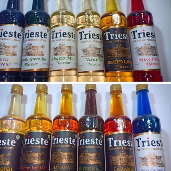 

Trieste italian syrup variant rasa premium 650ml