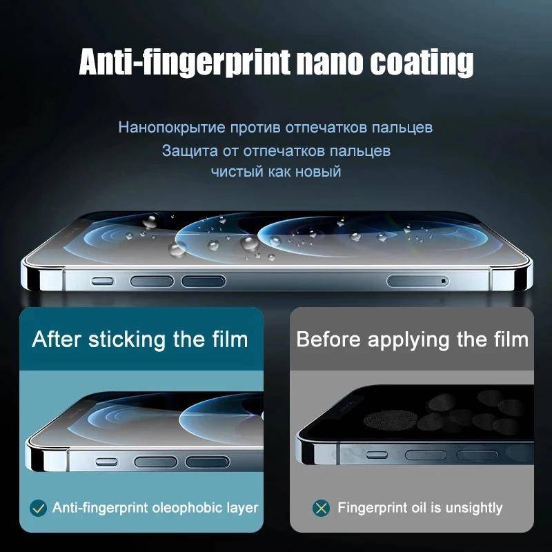 2pcs Full Cover Hydrogel Film Untuk iPhone 6 6s 78 Plus SE 2020 2202 X Xs XR Xs Max Pelindung Layar Untuk iPhone 14 13 12 11 Pro Max Mini Plus Soft Back Film