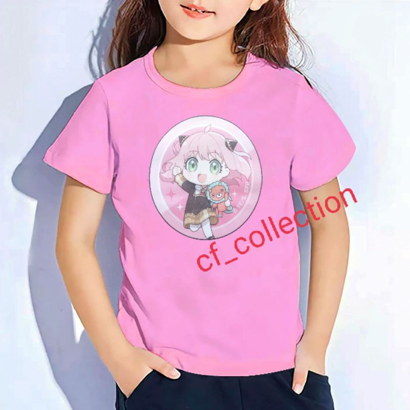 KAOS ANAK PEREMPUAN GAMBAR DTF PRESS 1 10 TAHUN