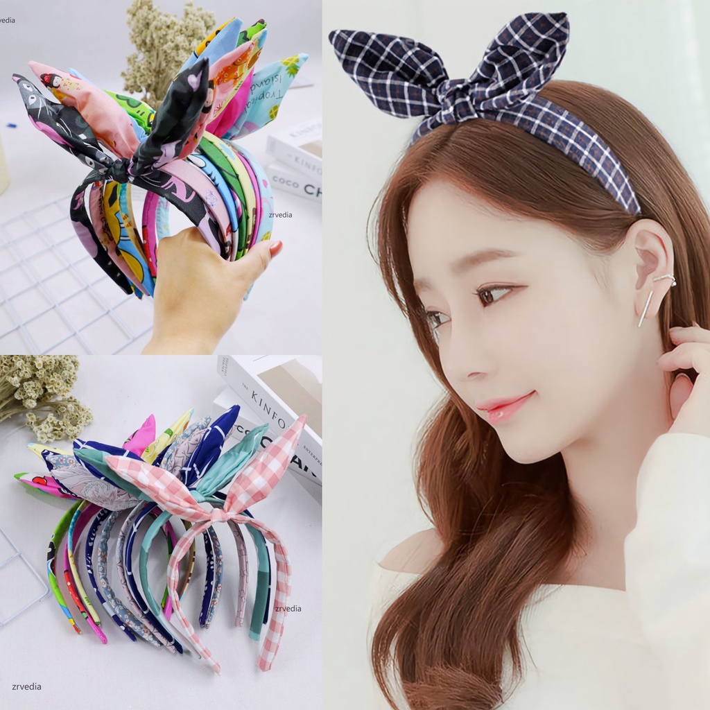 Bando Conny - Pita Rambut Lucu Wanita Aksesoris Murah / Bandana Anak Perempuan Korea Style Kiosbalitaaprillia