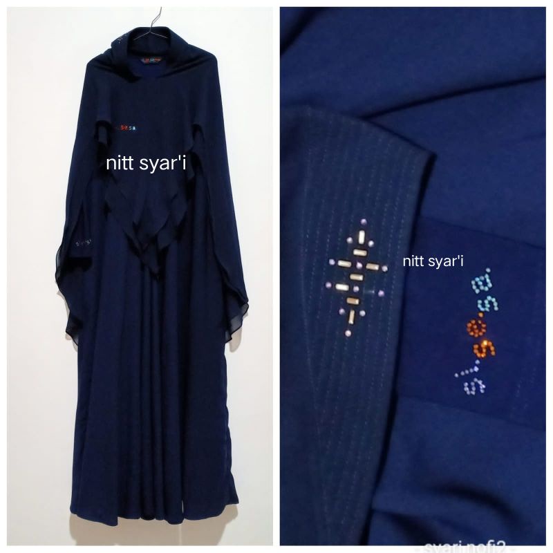 preloved Set Sisesa Navy