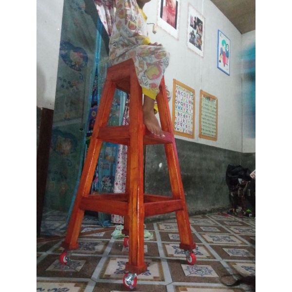 korsi tinggi +roda 1 meter politur