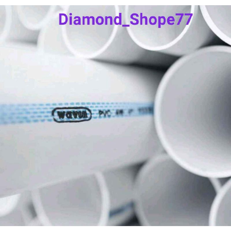 Pipa air upvc wavin 1/2" AW panjang 1 meter