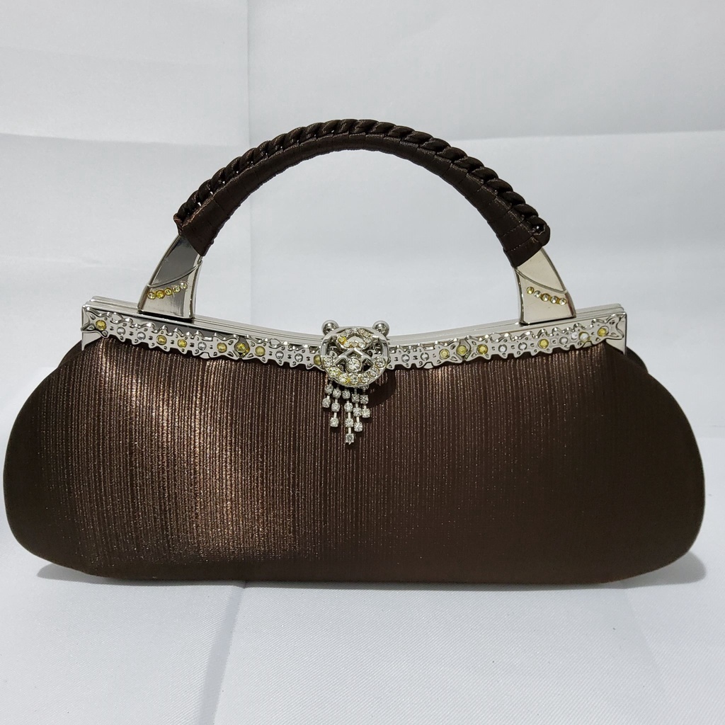 FARNELL - Tas Pesta Farnell Kondangan 2389/2506/2391/2505/2501 Clutch Jinjing Slempang Bahan Satin Warna Murah