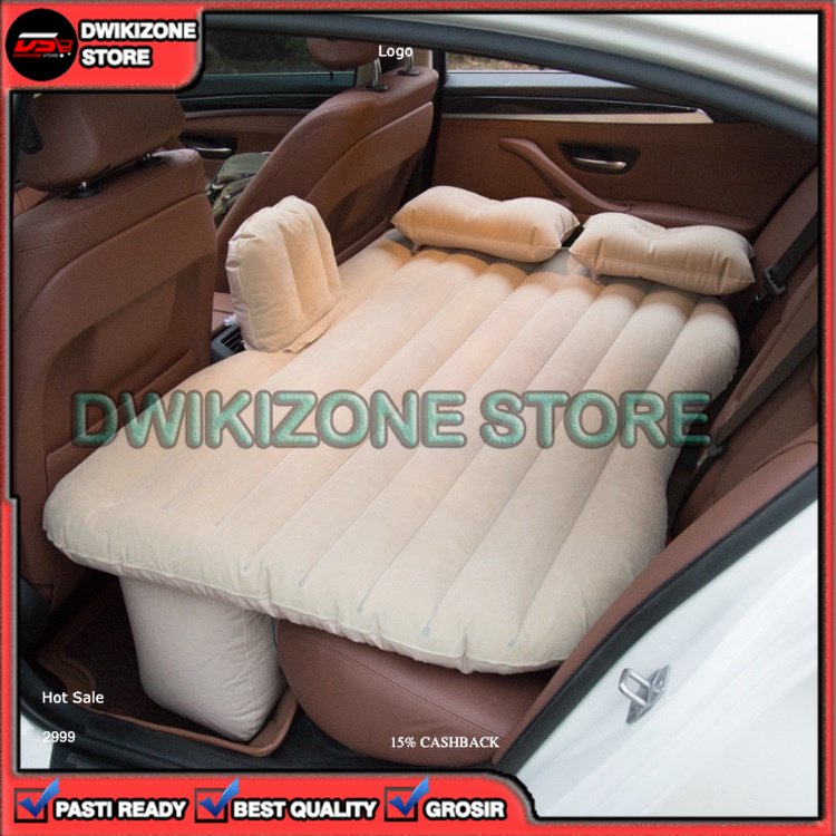 [100% ORIGINAL] KASUR MOBIL ANGIN + POMPA+ BANTAL MATRAS MOBIL CAR BED