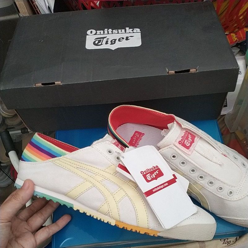 sepatu wanita size 40 Onitsuka Tiger Paraty Rainbow