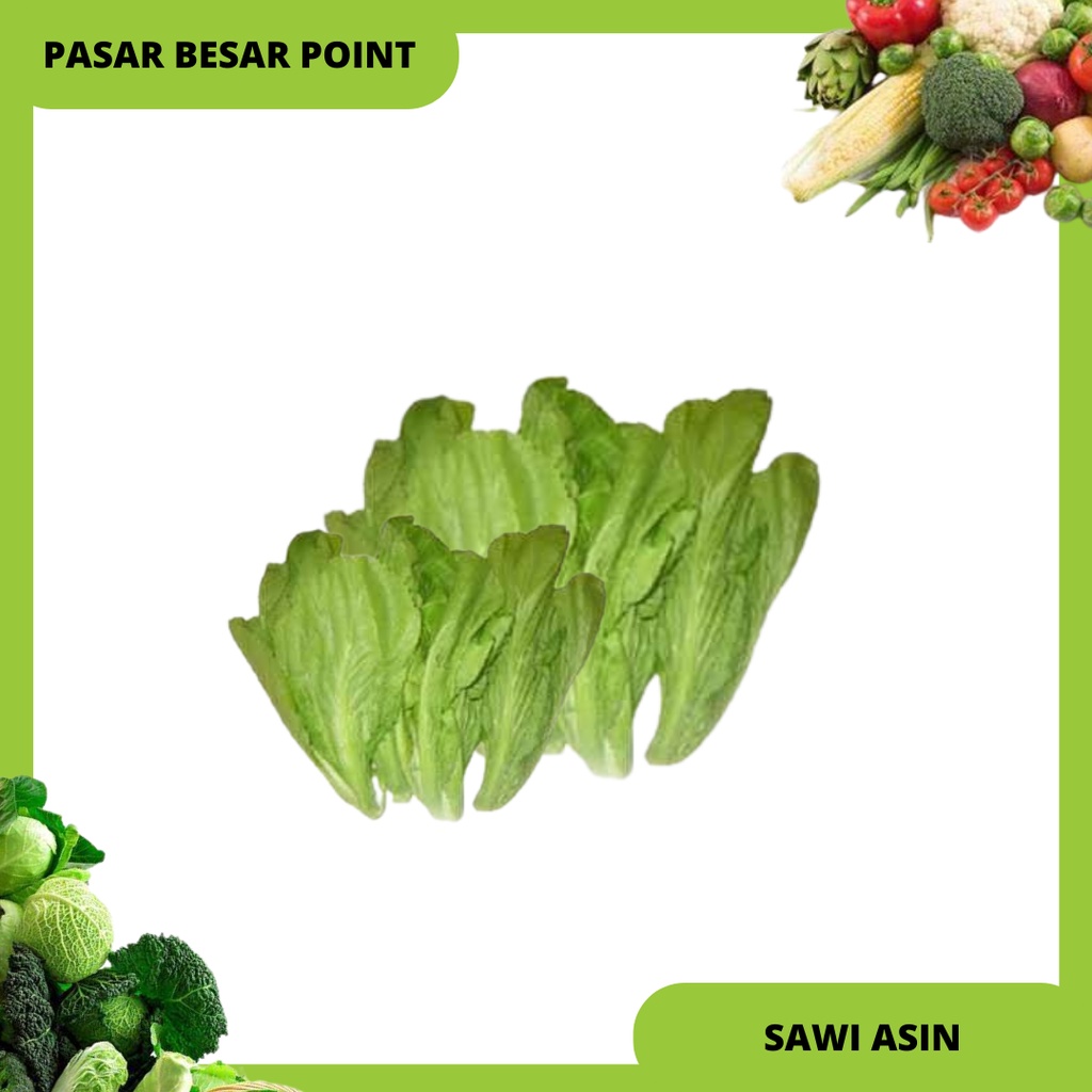 

sayur sawi asin