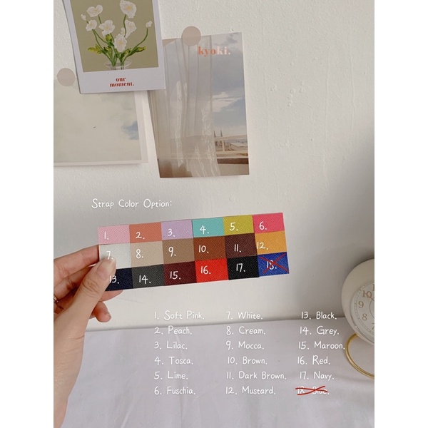 Ollie PVC Bag Mix Strap Color - INS Korean Bag Kue Kering Hampers