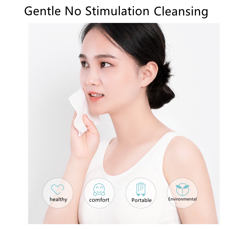 Beauty Glazed Cleansing Wipes Gentle No Stimulation Make Up Remover Pembersih Make Up Beauty Glazed