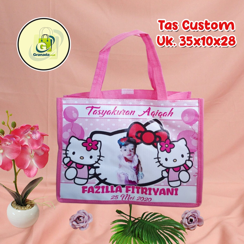 

TAS ULTAH CUSTOM MODEL LANDSCAPE UK 35 x 10 x 28 (PXLXT)-TEBAL 75 GSM