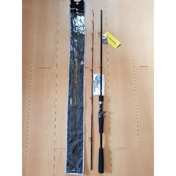 joran bc seahawk semeru iii 180 cm carbon solid rod bc ring fuji free packing paralon