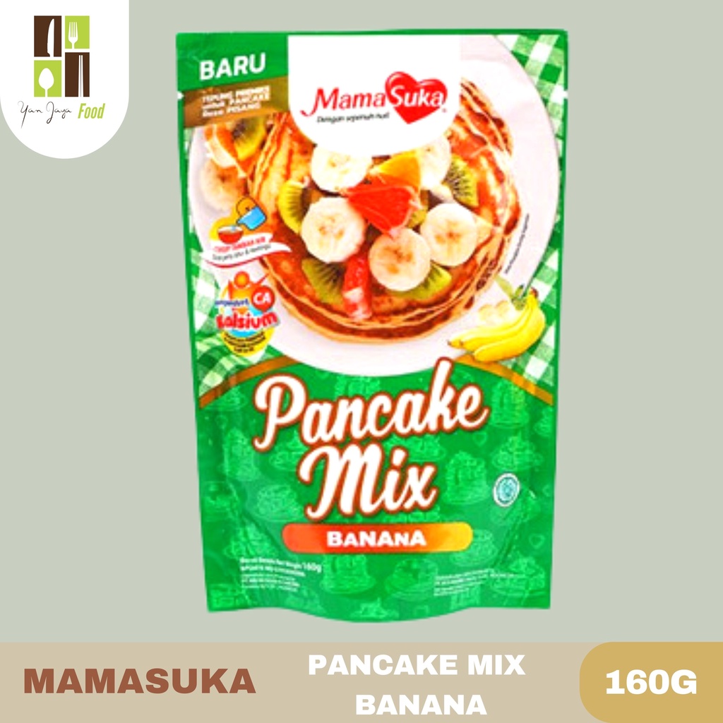 Mamasuka Pancake Mix [Banana/3 in 1 (Crepes&amp;Waffle)/Original/Choconut] 160g