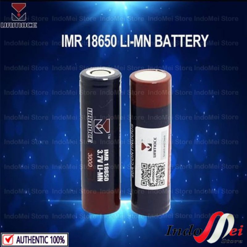 Batrei imr 18650 batree VmC Original 3000 mAh