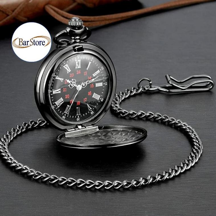 Original [KODE 4475] Kado Hadiah Ulang Tahun Unik - Jam Unik Saku Vintage Pocket Watch - Jam Saku