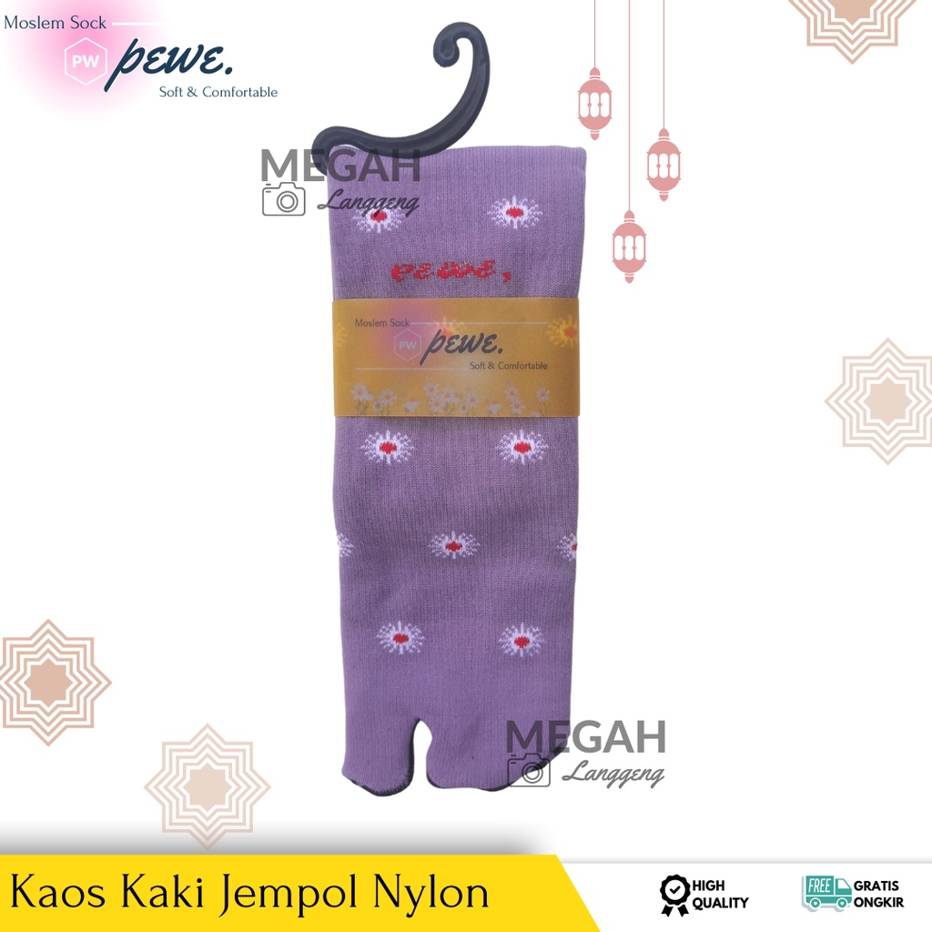 ( 6 &amp; 12 pasang ) Kaos kaki motif BUNGA campur isi 12 pasang kaos kaki sudah kemas satuan - Kaos kaki jempol Muslimah kaoskaki krem telapak bermotif lucu Bintang Polkadot Pisang Love - kaos kaki jempol warna warni - kaos kaki muslimah