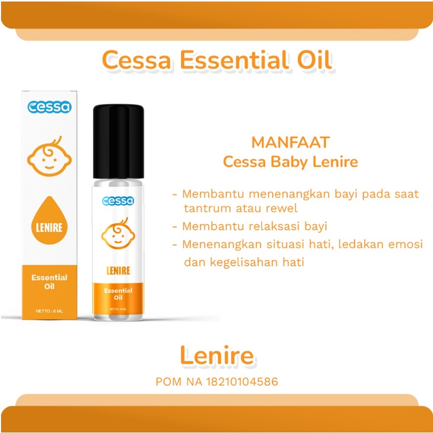 Cessa Baby Essential Oil 8ML Fever Drop Dan Cough n Flu 0-3 Tahun Penurun Demam dan Pereda Batuk Flu Bayi CBKS LC