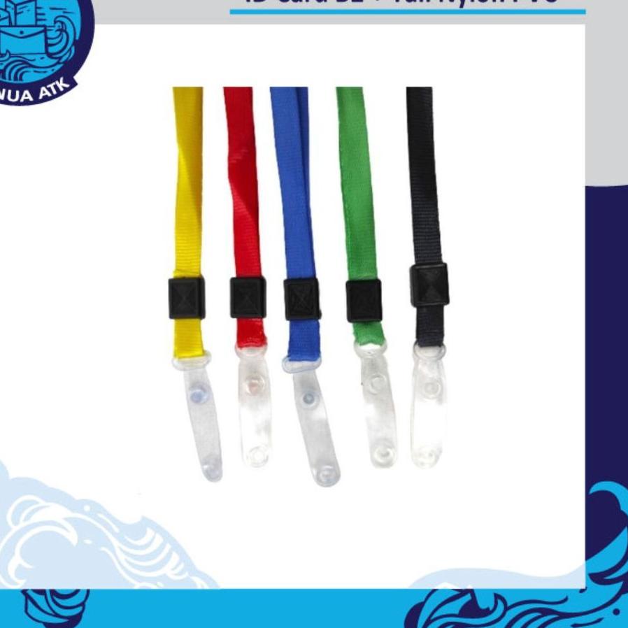 

Terlaris!! Bundling ID Card B2 + Tali ID Nylon Soft PVC Dataflex [NYLKSFP]'