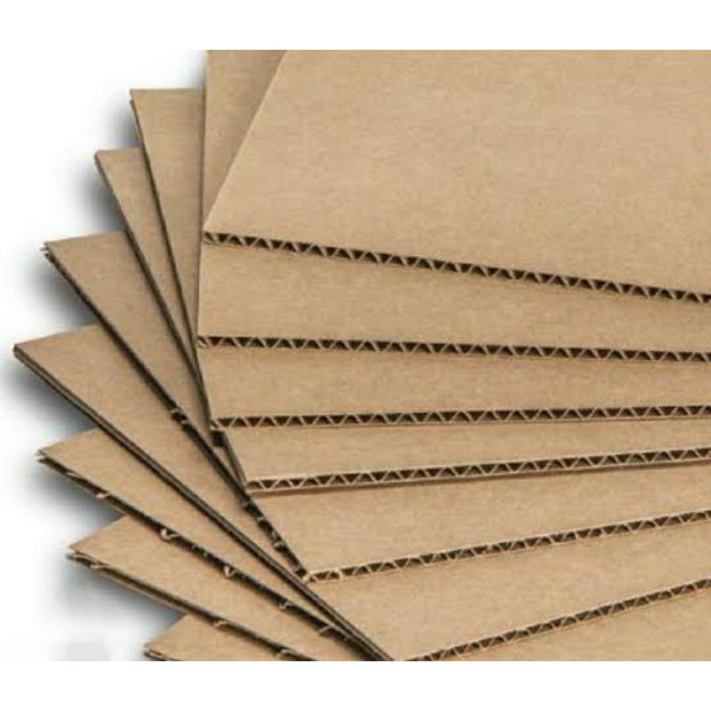 

Karton sheet 85x75 Kardus lembaran karton baru