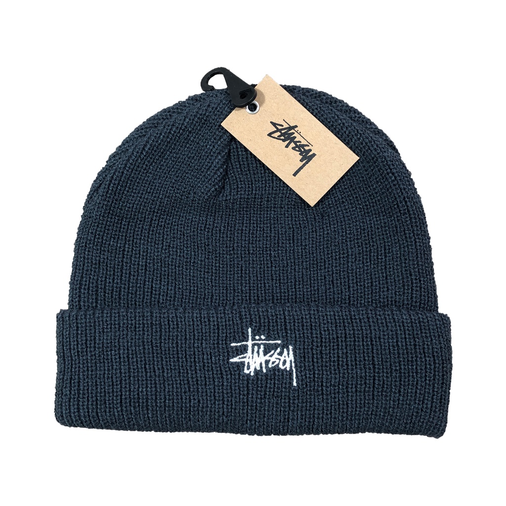 STUSSY BASIC CUFF BEANIE HAT - GREY | ORIGINAL