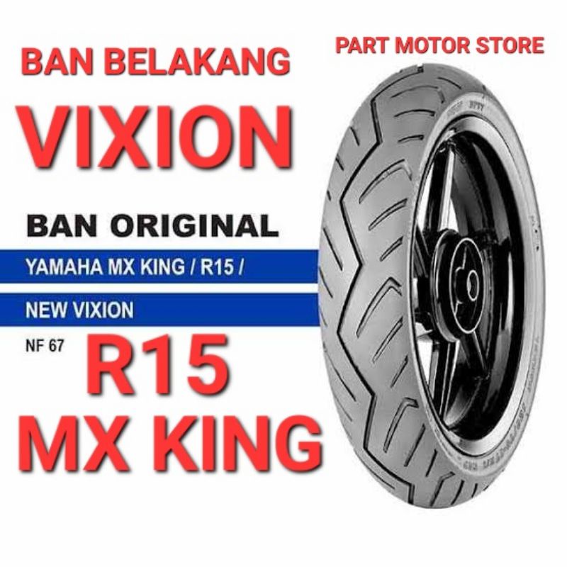 BAN BELAKANG VIXION TUBLESS 120/70-17 RING 17 IRC ASLI ORIGINAL IRC