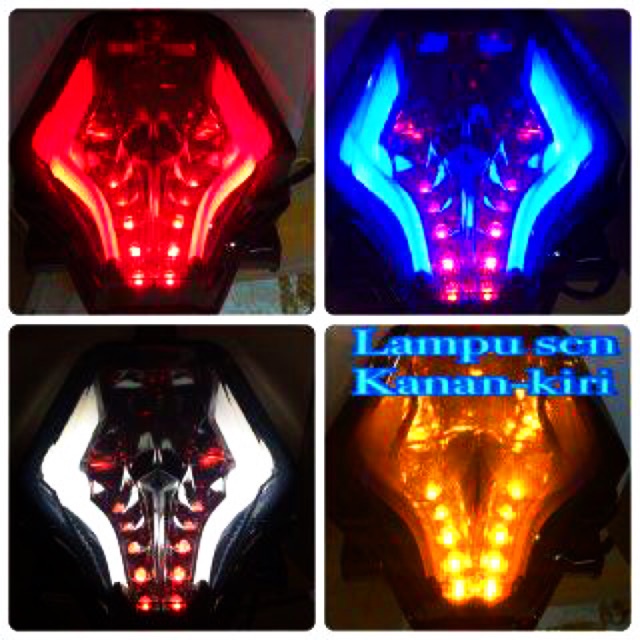 Lampu stop R25 MXKING MT25 STOP LAMP 3IN1 PLUS SEN YAMAHA R25 MX KING MT25