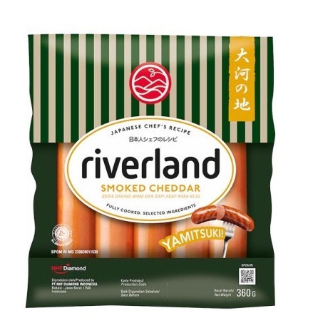 

Makanan Beku Olahan Rivels Smoked Cheddar Sausage 360gr, Instan Sameday Delivery Jogja