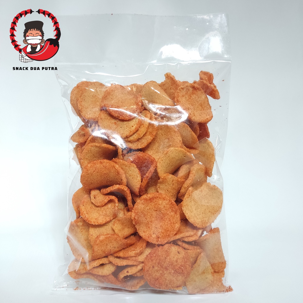 

Basreng Bulat Koin 250gr Pedas Original Gurih Renyah Baso Goreng - Snack Dua Putra