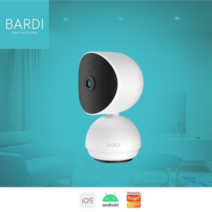 BARDI Smart Indoor PTZ Lite IP Camera CCTV 360° 1080p HD Wifi IoT Home Automation IPCAM iOS Android