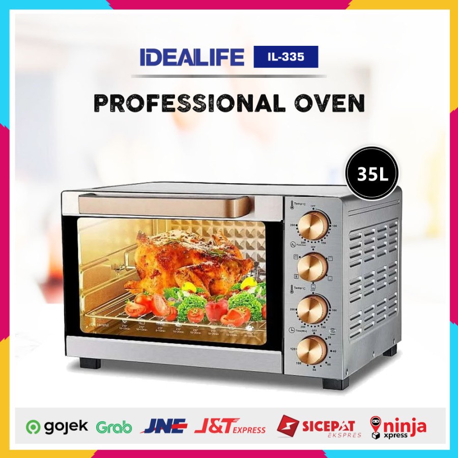 Professional Oven IDEALIFE IL–335 / IL335 - Oven Pemanggang - 35L
