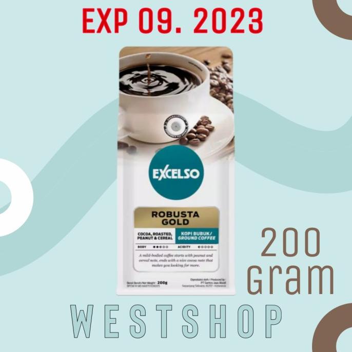 

[BISA COD] Kopi Bubuk Excelso Robusta Gold 200gr