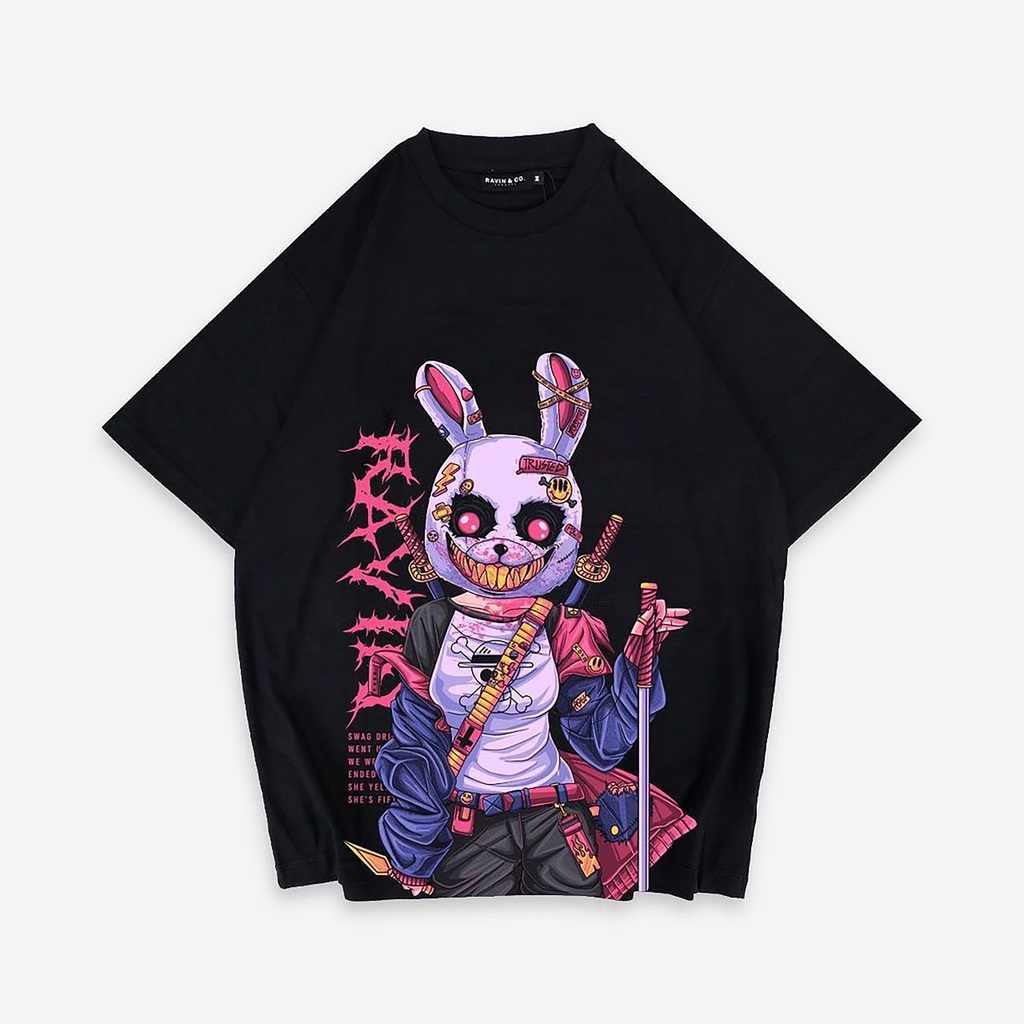 Kaos Oversize RABBIT SWAG//pria dan wanita