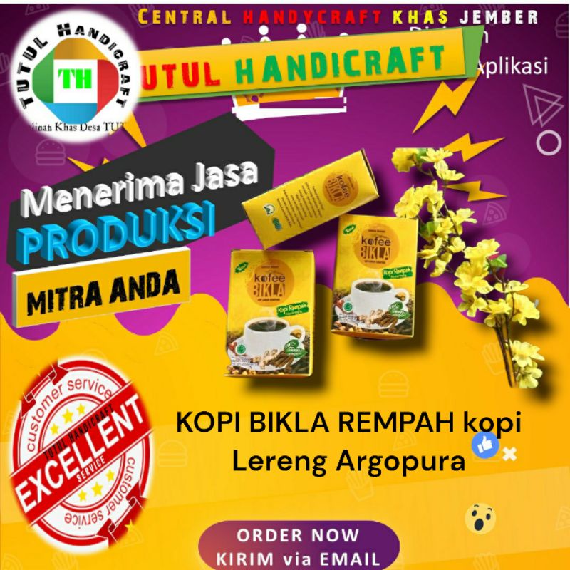 

PAKET 2 PCS KOPI BIKLA REMPAH kopi Lereng Argopura BOX 20 SACHET