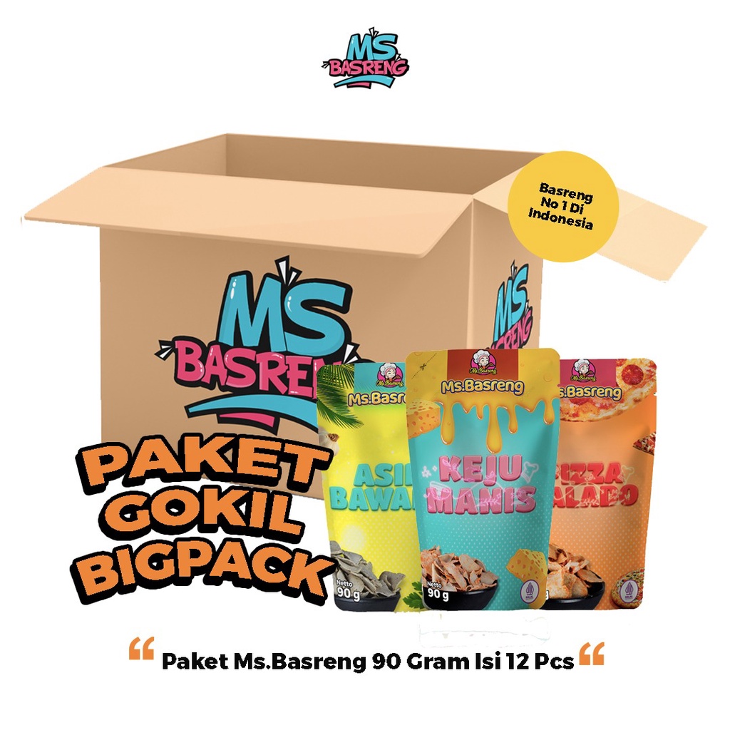 

BASRENG PAKET GOKIL 12 PCS I MS.BASRENG