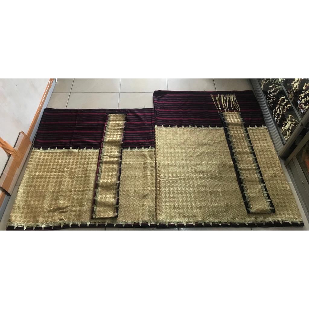 Kain Tapis/ Kain Mato Kibau Bordir/ Kain Jungsarat Bordir/ Kain Adat Lampung/ Kain Tapis Lampung